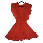 Free People jens pirate booty dress Size Small Color Terracota 100% Cotton Photo 0