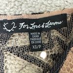 For Love & Lemons Metz Party Mini Dress in‎ Pecan Lace Mini Dress Star Sequin XS Black Photo 15