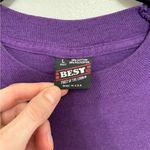 American Vintage Vintage Single Stitch Arkansas Apple Blossom Purple Floral T-Shirt - Size L Photo 4