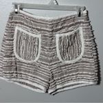 Moon River  Women‎ Fluffy Knit Beige Shorts size S Photo 3