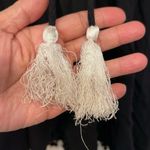 Francesca's Women's Francesca’s Black w/ Pink Embroidery Boho Cover Up Swimsuit Size Large Photo 4