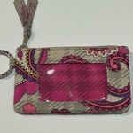 Vera Bradley Paisley Meets Plaid Zip ID Holder Photo 0