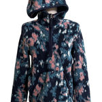 The North Face Womens Fleece Hoodie Pullover caPrint Navy Pink Blue campshire Photo 0