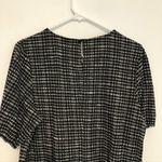 City Chic Plus Size VANITY XS Little Miss Dress Black Checkered Plaid Mini Shift Photo 10