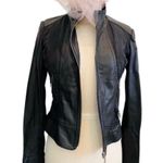 JUNE Moto genuine leather jacket NEW Black Size XS Photo 1
