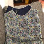 Mango gorgeous multicolored blue spaghetti straps vacation crop top, size XS Photo 5