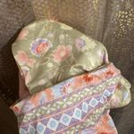 Billabong Feelin Peaceful Tropic Reversible Bikini Bottom Green Floral L/12 NWT Photo 6