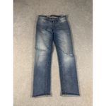 Pilcro By Anthropologie Size 24 Slim Boyfriend Jeans Distressed Med Wash Photo 2