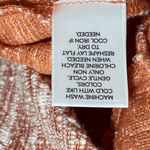 Westport | Orange & Cream Tweed-Look Open-Front Cardigan | Large Photo 6