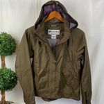 Columbia  Brown Windbreaker Long Sleeve Hoody Coat Jacket M Photo 0