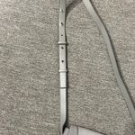 Vince Grey Leather Crossbody Bag - Adjustable Strap Photo 3