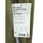 Athleta New  Pacifica Illume UPF Fitted Top Long Sleeve‎ Swim Shirt Medium Petite Photo 3