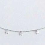 Silver Star Choker Necklace Photo 0
