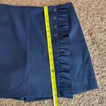 Tory Burch Brand new tech twill Tori Burch skirt / skort Navy ruffle cute size large Photo 6