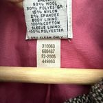 Gap Vintage Womens Blazer 6 Black Pink Tweed Wool Jacket Preppy Acadamia Office Photo 3