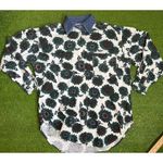 Vintage Sunflower Shirt Womens SM Denim Vibrant Floral Blouse Cotton Button Up Photo 1