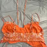 Sky to Moon Orange Floral Top  Photo 2