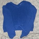 Sincerely Jules Cropped Sweater, blue size xs. Super cute and gently worn, Photo 0