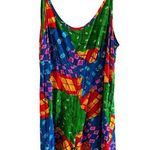 Jams World Vintage  Multi Color Patchwork Shorts Romper Photo 0