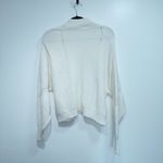 Joie  Porcelain White Lusela Mock Neck Cashmere Blend Dolman Sweater Size Medium Photo 7