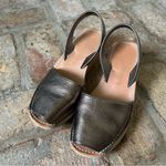 Calaxini Metallic Wedge Sandals euro size 40 Brown Photo 1