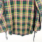 SAVAGE x FENTY Tied Up Tartan Plaid PJ Raw Hem Sleep Shirt, Size XL Photo 9
