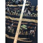 BFA Classics Women's 2X‎ Safari Animal Print Long Sleeve Button Up Shirt Top Black Size undefined Photo 4
