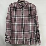 Duluth Trading Company  xl purple flannel long sleeve button up shirt Photo 0