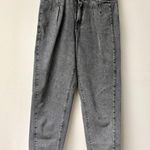 IRO Paris Corto High-Waisted Cropped Tapered Jeans Snow Black Womens Size 36 / 4 Photo 0