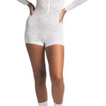 SKIMS  Pointelle Knit Romper in Marble Size Large Photo 0