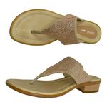 David Tate Pierce Rhinestone Rose Gold Sandal Size 7.5 Photo 5