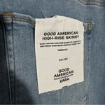 ZARA x Good American Collab High Rise Skinny Light Wash Size 30 Plus Photo 5