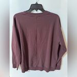 Zella Casual Maroon Sweatshirt Photo 1
