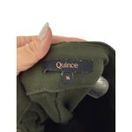 Quince  Ultra-Stretch Ponte Cropped Wide-Leg Pants Olive Green Size 16 Photo 5