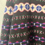 Loft Black Fair Isle Puff Sleeve Sweater
Size XL Skiing Winter Cozy Preppy Photo 4