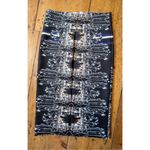 Clover Canyon  Russian Enamel Mid-Length Scuba Pencil Skirt Size Medium Photo 4