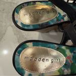 Madden Girl Strappy Platform Cork Wedge Sandals Womens 9M Gold Accents Summer Photo 5