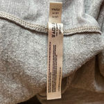 Free People  Movement Surfside Cyclebar Gray Cropped Sweatshirt with Black Logo Photo 1