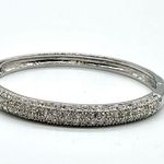 Lia Sophia  Silver Played with Crystal Accent Bracelet Photo 2
