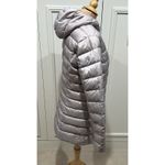 Eddie Bauer EB650 Down Parka Grey Puffer Jacket Hooded Outdoor Gorpcore Classic Photo 2