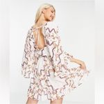 ASOS Design 70’s Sleeve Mini Dress in Floral Print Size 6 Photo 1