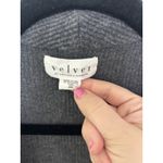 Velvet by Graham & Spencer Open Front Ribbed Cardigan Size XS Dark Gray Pockets Photo 4
