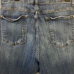 Judy Blue Button Zip Criss Cross Distressed Denim High Waist Women's Shorts 2XL Photo 6