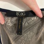 BCBG Paris Ariel Navy Laced Maxi Dress Photo 3