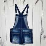 No Boundaries  Short Jeans Overalls Stretch Denim Size L (11-13) Cuffed Photo 6