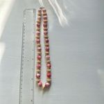 Orange and yellow Gunther beaded necklace Photo 4