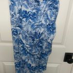 Blue Patterned Skirt Photo 0