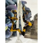 NEW!‎ Francesca’s Yellow and black star earrings Gold Photo 3