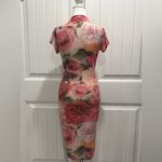 Revamped 🆕  Pink and Red Floral Midi Dress Size S Photo 1