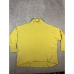 Free People  Yellow Afterglow Mock Neck Sweater L Some Peeling Throughout Photo 2